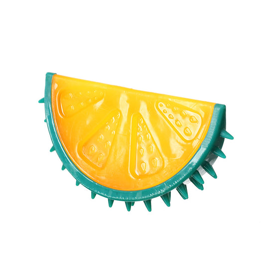 Juguete Masticable de Frutas Sonoras - Piña y Limón para Mascotas - Image 4
