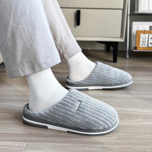 Pantuflas de Algodón Cálidas con Suela Antideslizante para Pareja - Image 20