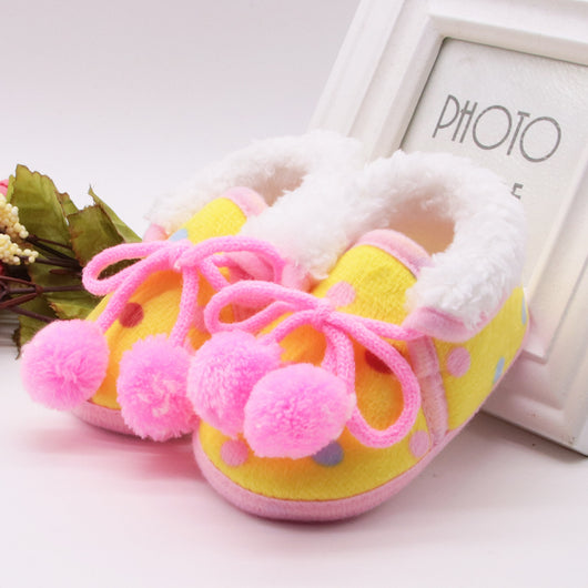 Zapatos de Bebé Otoño Invierno Antideslizantes con Suela Blanda y Forro Polar - Image 5