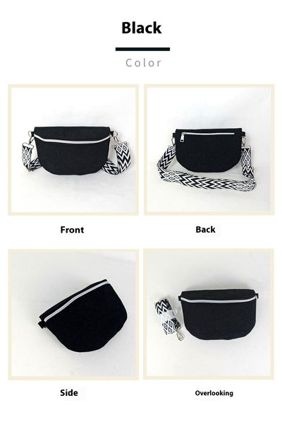 Bolso de Hombro Corduroy de Gran Capacidad para Mujer - Image 10