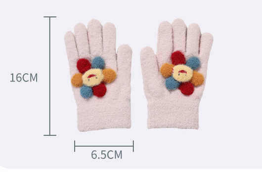 Guantes Infantiles de Invierno Suave Cobertura Total Diseño Adorable - Image 11