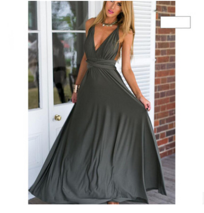 Vestido Bandage Backless con Cruces de Cuerda Sexy - Image 19