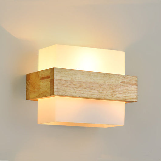 Lámpara de Madera Maciza con Diseño Contemporáneo - Image 7