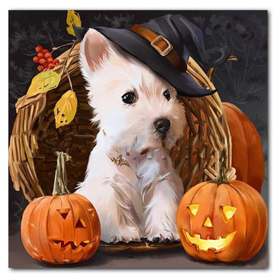 Pintura de Diamantes Gato Halloween Cuadrado - Arte Relajante y Decorativo - Image 31