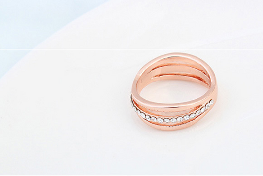 Anillos de Cristal Austriaco Premium - Joyería Elegante de Diseño Coreano - Image 3