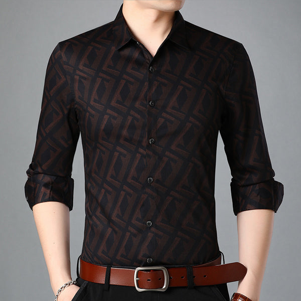 Camisa Manga Larga Clásica para Hombre