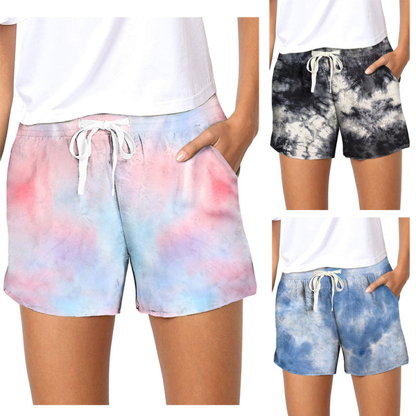 Shorts de Playa Tie Dye Degradado Slim Fit - Casual Verano