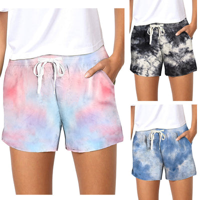 Shorts de Playa Tie Dye Degradado Slim Fit - Casual Verano