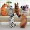 Cojín Decorativo 3D con Estampado de Perro - Almohada Divertida y Peluche de Regalo