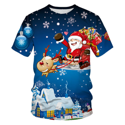 Playera Navideña Personalizada para Hombre con Impresión 3D Digital - Image 12
