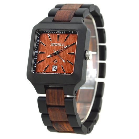 Reloj de Cuarzo para Hombre Estilo Europeo Bambú Elegante - Image 8