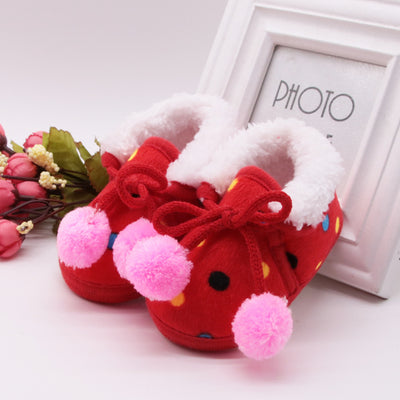 Zapatos de Bebé Otoño Invierno Antideslizantes con Suela Blanda y Forro Polar - Image 9
