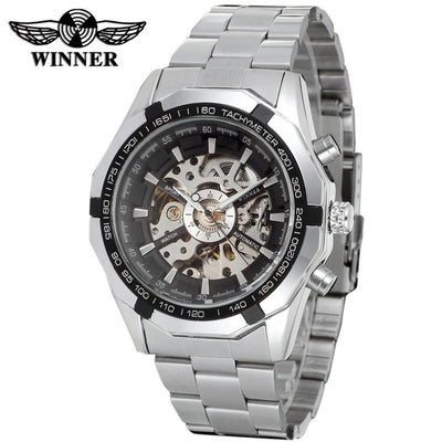Reloj Automático Winner para Hombre - Acero Inoxidable Resistente - Image 2