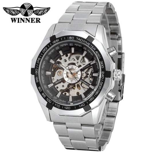 Reloj Automático Winner para Hombre - Acero Inoxidable Resistente - Image 2