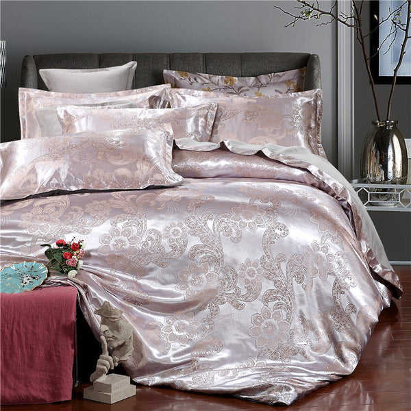 Juego de 4 Piezas Jacquard Elegante