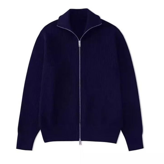 Cardigan para Hombre con Cuello Tipo Solapa y Cierre de Cremallera - Image 11