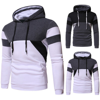Sudadera Holgada con Combinación de Colores para Hombre - Image 2