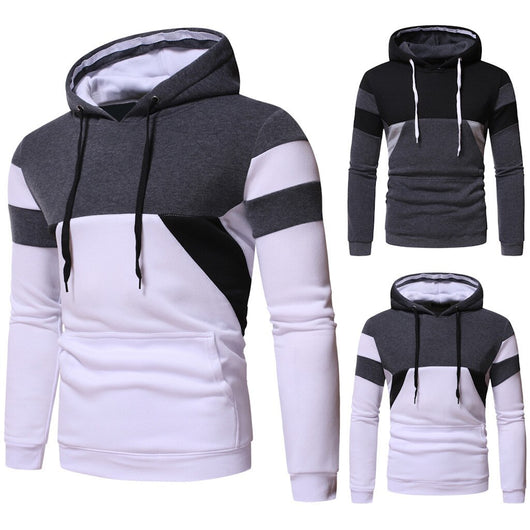Sudadera Holgada con Combinación de Colores para Hombre - Image 2