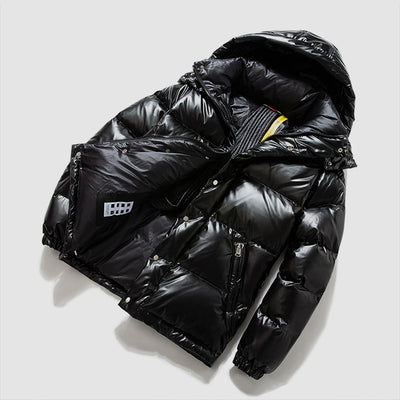 Chaqueta Acolchada Brillante para Parejas - Corta y Versátil - Image 5