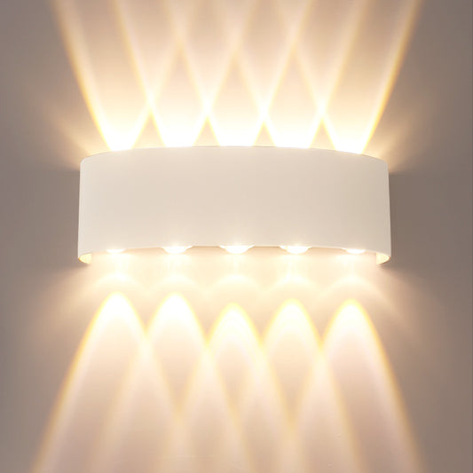Lámpara de Pared LED Telescópica Blanca Resistente al Agua - Image 2