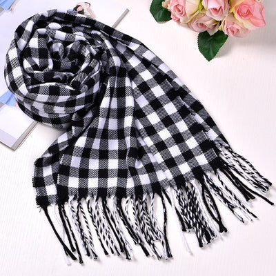 Bufanda Escocesa de Invierno Estilo Británico - Image 23