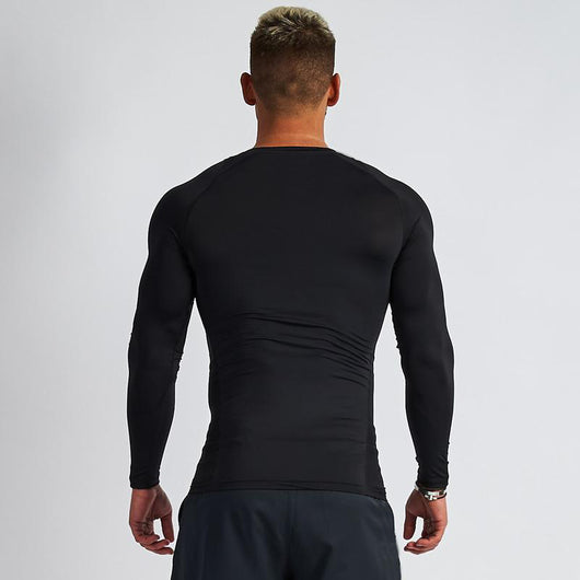 Camiseta Deportiva de Manga Larga Elástica de Secado Rápido para Hombre - Image 10