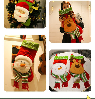Medias Navideñas Decorativas - Juego de Tamaños Grande, Mediano y Pequeño - Image 47