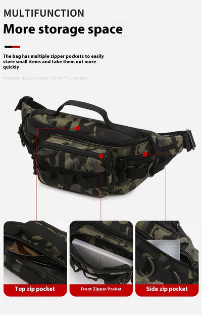Bolsa de Cintura Multifuncional Impermeable para Hombre - Image 31