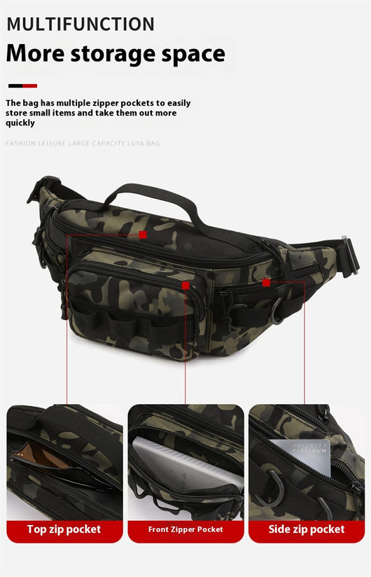 Bolsa de Cintura Multifuncional Impermeable para Hombre - Image 31