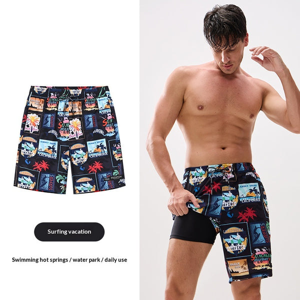 Shorts de Playa para Parejas con Estampado Digital de Secado Rápido - Image 6