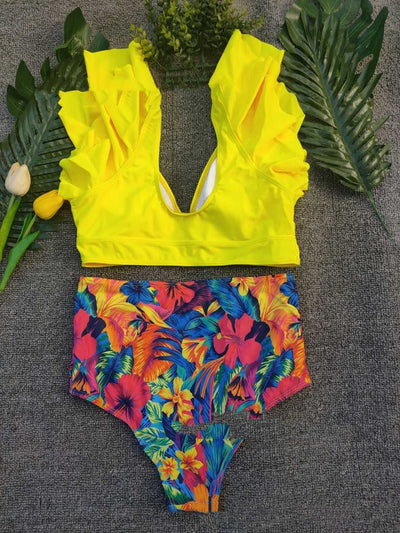 Bikini Estampado Dividido Sexy para Mujeres - Image 3