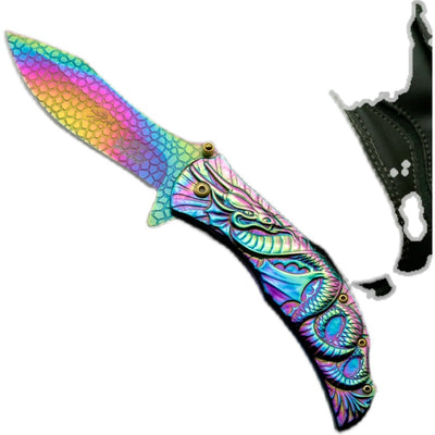 Cuchillo Portátil para Frutas con Diseño de Dragón - Image 8