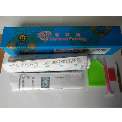 Cuadro de Diamantes Atardecer con Perro - Kit DIY Completo - Image 3