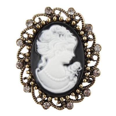 Broche Retro de Belleza con Diamantes - Image 2