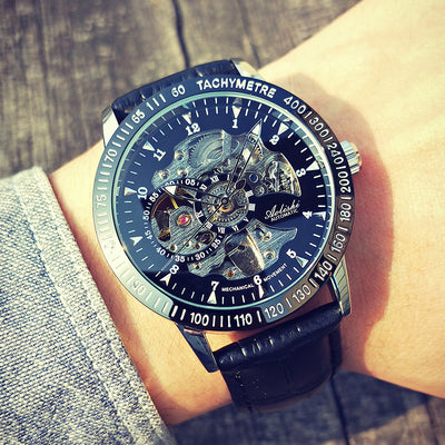 Reloj Mecánico Automático Hueco para Hombre Resistente al Agua - Image 11