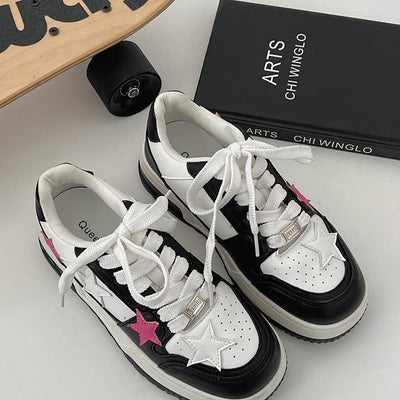 Zapatillas Deportivas Coreanas de Punta Redonda - Estilo Versátil y Elegante - Image 6