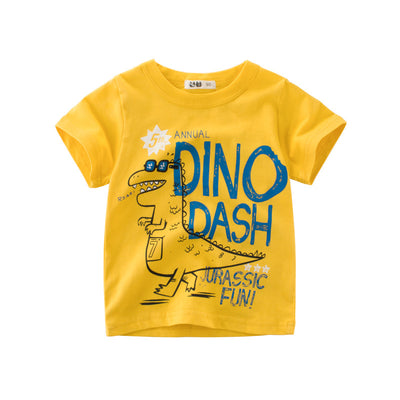 Playera Infantil Coreana de Verano para Niño - Camiseta Manga Corta Transpirable