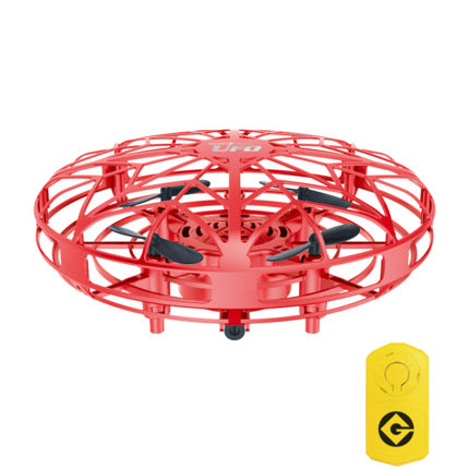 Gold mini UFO drone with a spherical protective cage and black propellers, sold as a 3-piece set. - Image 56