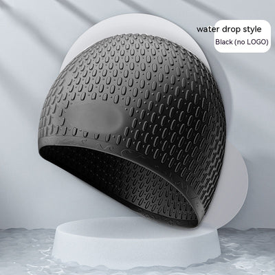 Gorro de Natación Silicona Gota de Agua - Image 3