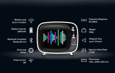 Parlante Bluetooth Inteligente 2 en 1 con Reloj Despertador - Image 3