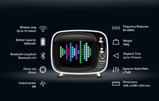Parlante Bluetooth Inteligente 2 en 1 con Reloj Despertador - Image 3