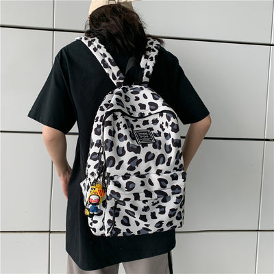 Mochila Impermeable Estampado Leopardo para Mujer - Image 5