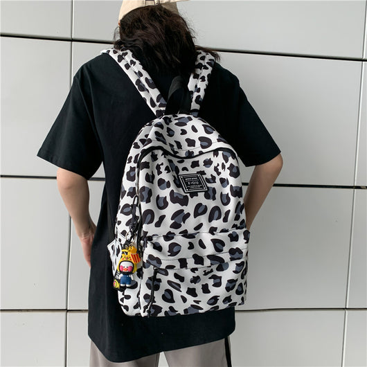 Mochila Impermeable Estampado Leopardo para Mujer - Image 5