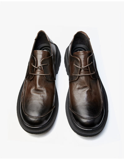 Zapatos Casuales de Cuero para Hombre - Estilo Retro Británico Transpirables - Image 10