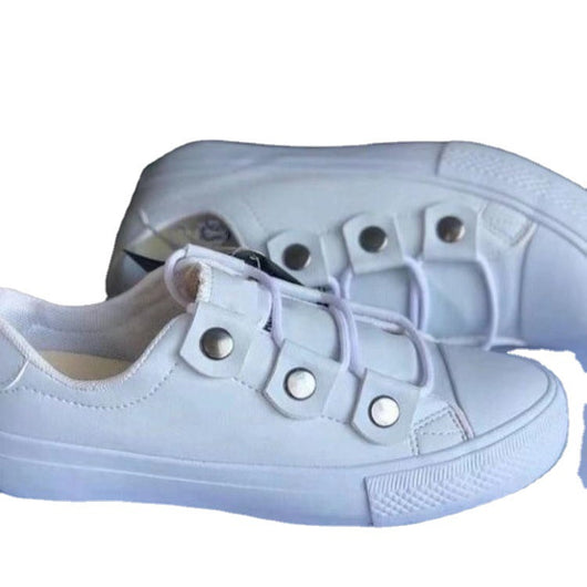 Zapatos Plataforma Casual de Viscosa con Punta Redonda para Mujer - Image 5