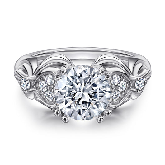Anillo Chapado en Oro Rosado con Circonia Cúbica Champagne - Joya Resistente al Deslustre - Image 6