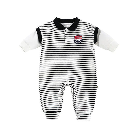 Body de Rayas para Bebé Recién Nacido - Ropa de Otoño