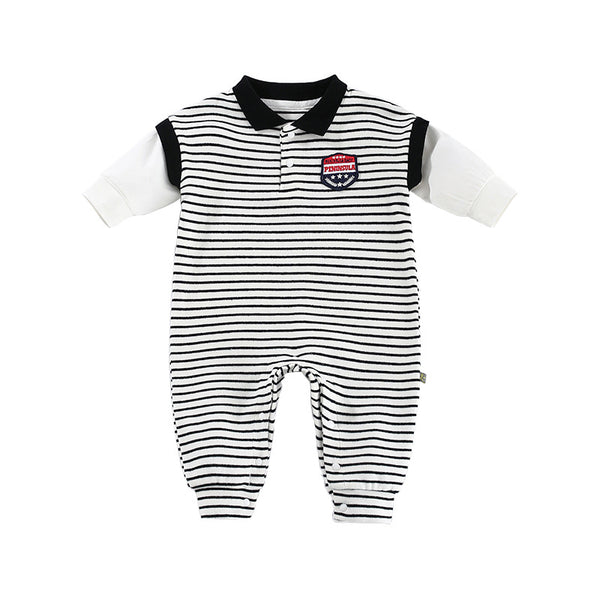 Body de Rayas para Bebé Recién Nacido - Ropa de Otoño