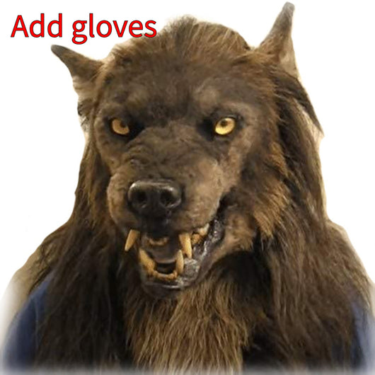 Máscara de Cabeza de Lobo en Látex - Headgear de Cosplay Profesional - Image 4