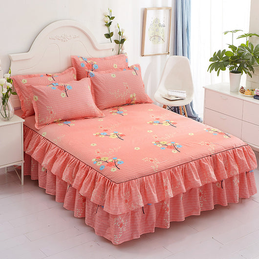 Juego de Cama Coreano Acolchado de Tres Piezas - Image 13